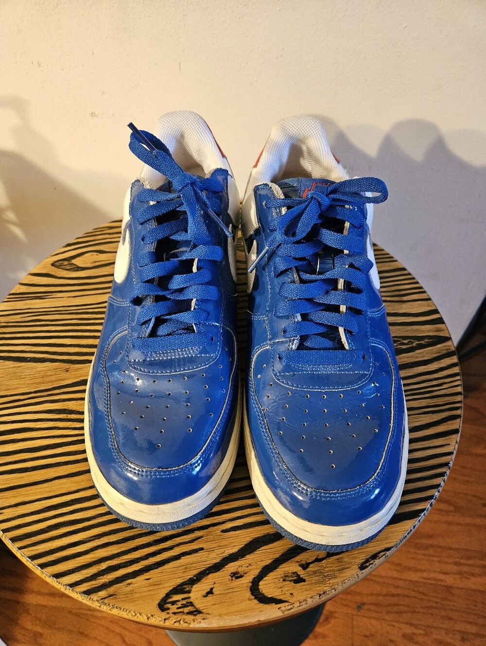 NIKE AIR FORCE 1 SHEED LOW BLUE JAY SHOES